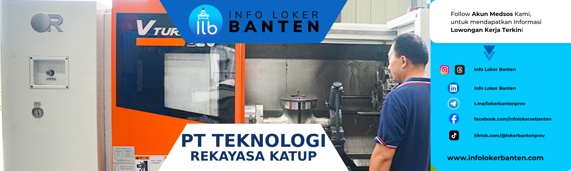 Lowongan Kerja QC Inspector PT Teknologi Rekayasa Katup Cikande 2026