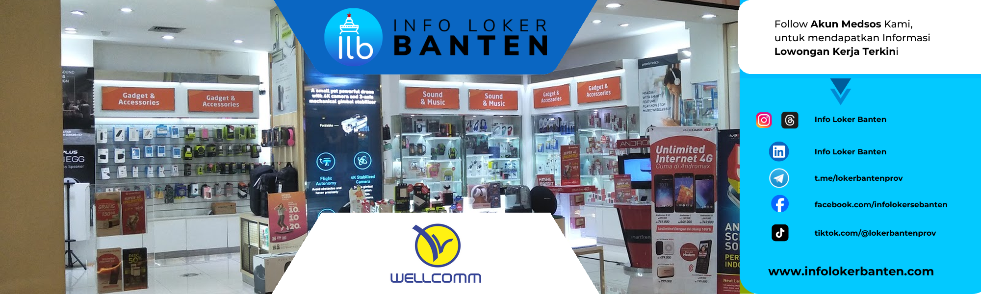 Lowongan Kerja Admin Logistik PT Wellcomm Grup Alam Sutera 2026