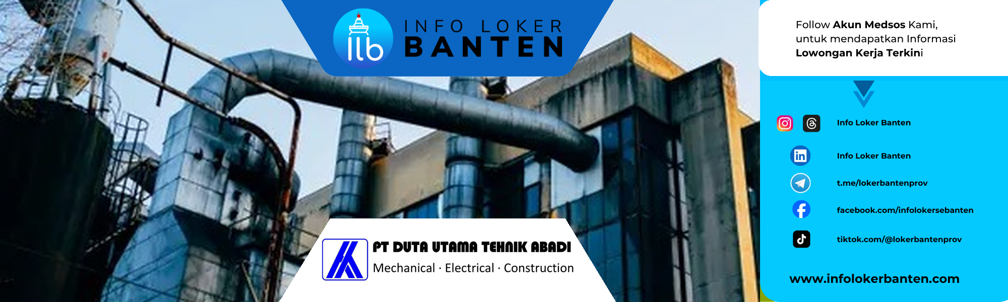 Lowongan Kerja HRD Duta Utama Tehnik Abadi Cilegon