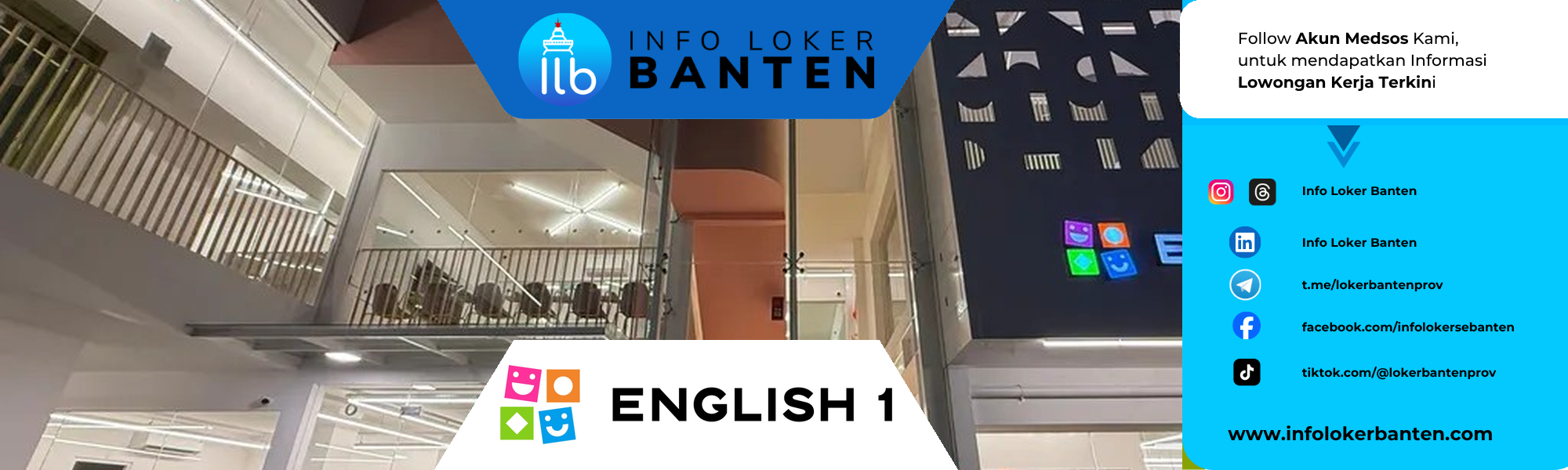 Lowongan Kerja English Teacher English 1 Cilegon