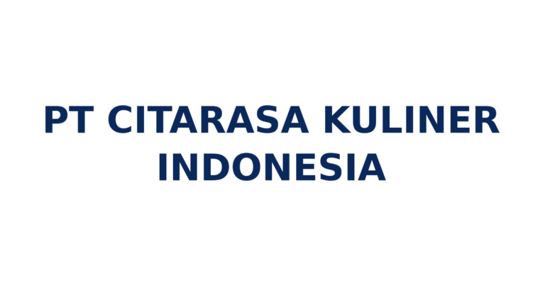 Lowongan Kerja QC Audit Officer PT Citarasa Kuliner Indonesia Bogor 2026