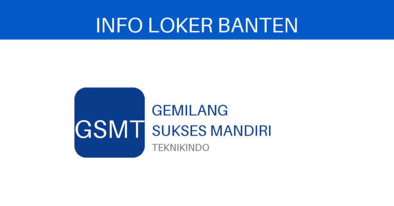 Lowongan Kerja Operator Surface Grinding PT. Gemilang Sukses Mandiri Teknikindo Kabupaten Tangerang