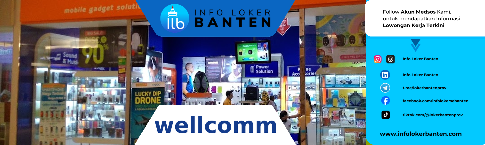 Lowongan Kerja Admin HR Wellcomm Tangerang Selatan