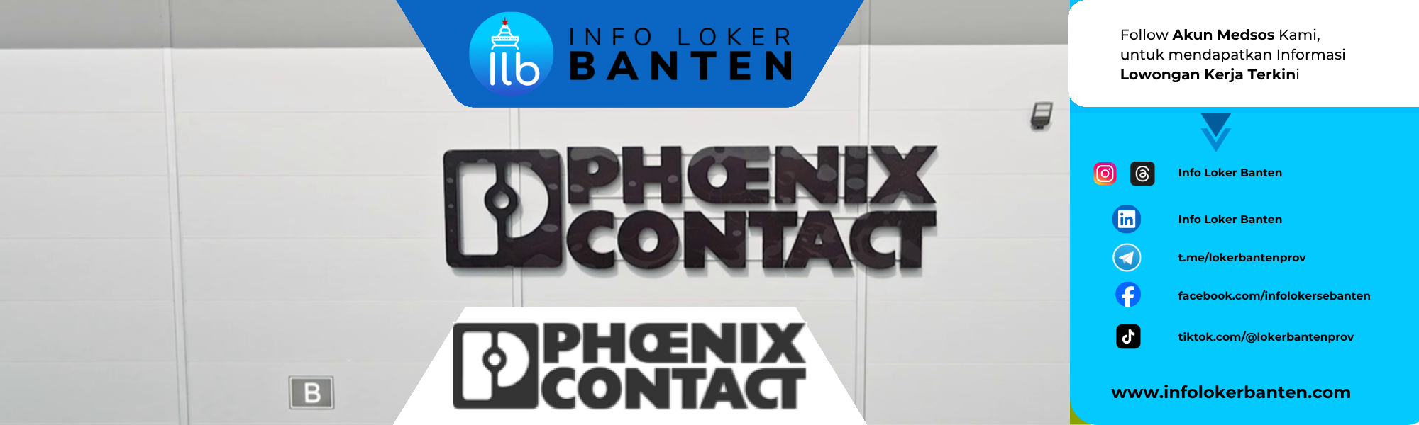Lowongan Kerja Indoor Sales & Personal Assistant Executive Phoenix Contact Tangerang