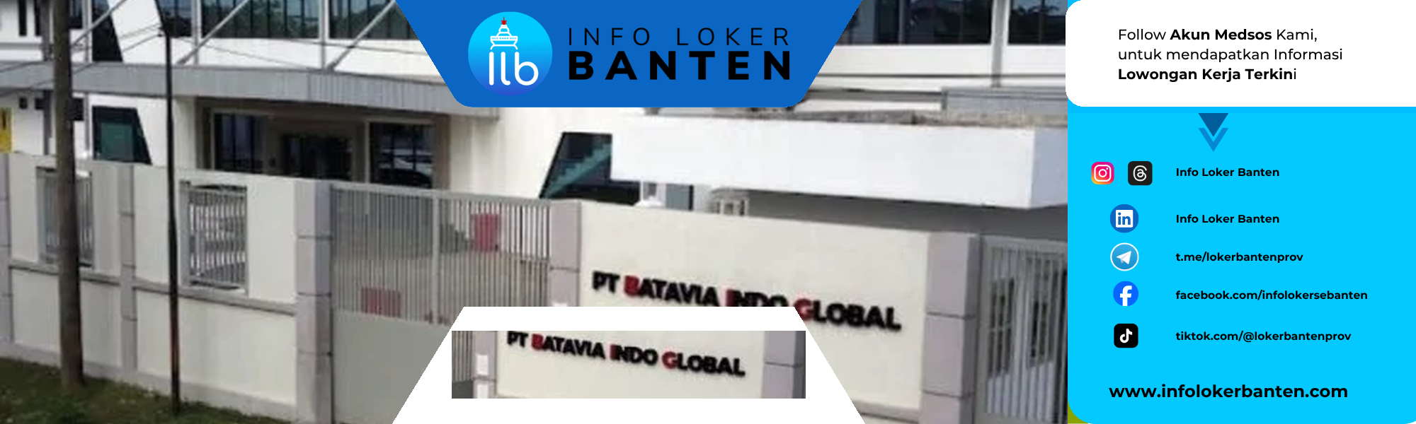 Lowongan Kerja Manager Procurement PT Batavia Indo Global Cikande