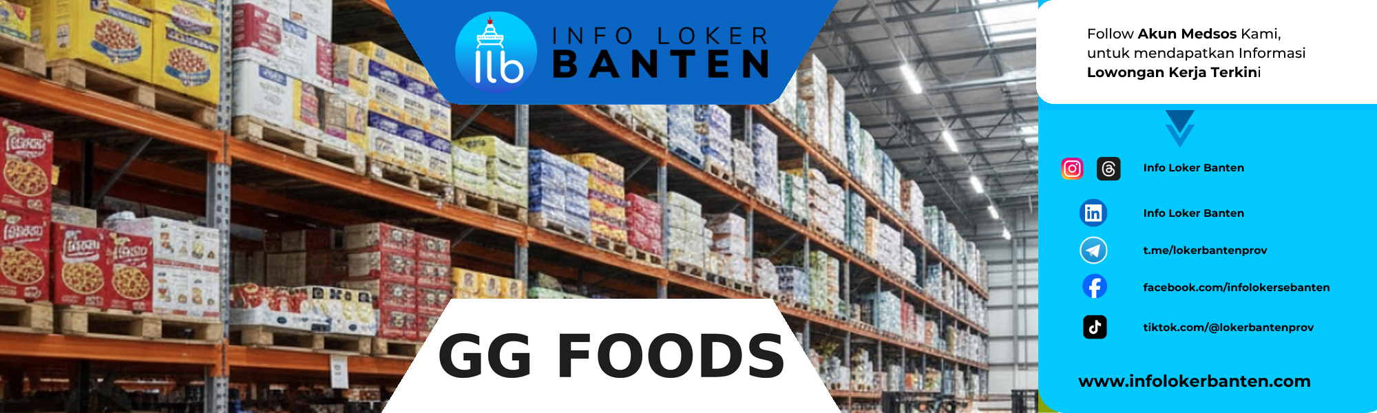 Lowongan Kerja Sales Food Service GG Foods Tangerang Selatan