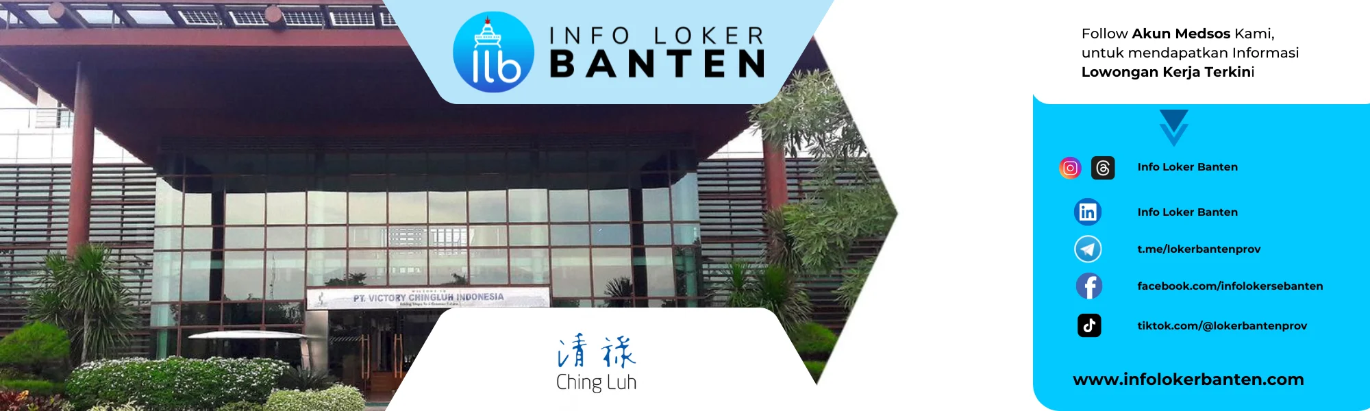 Lowongan Kerja QC Function Lead PT Victory Ching Luh Indonesia - Tangerang