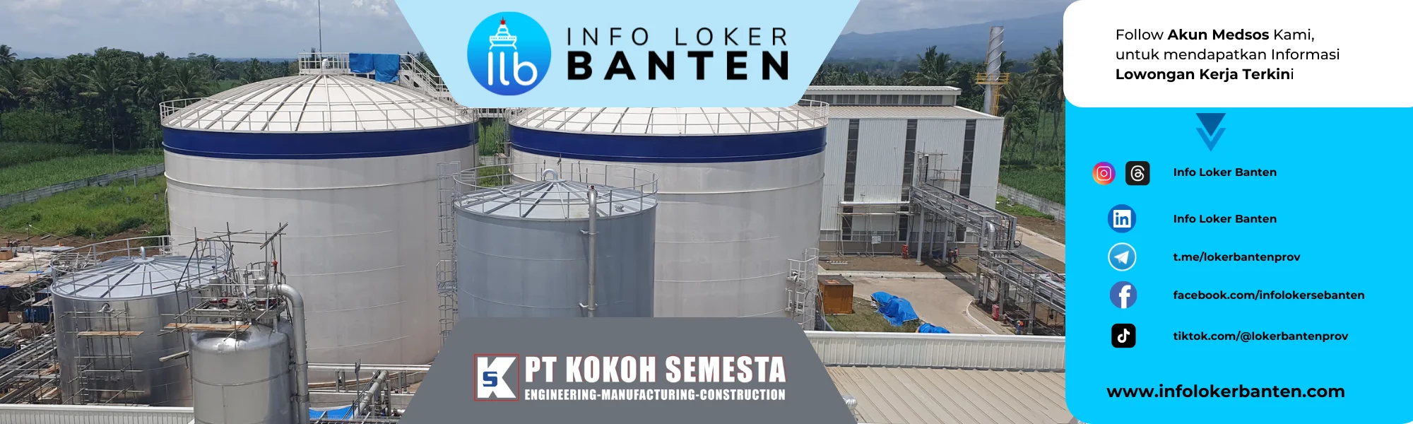 Lowongan Admin Produksi PT Kokoh Semesta Serang 2025